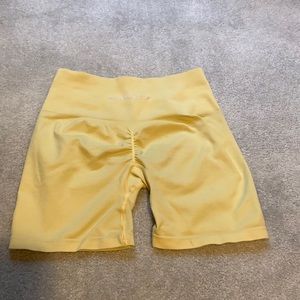 Light Yellow Alphalete Shorts